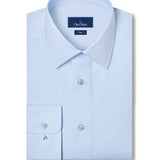 TBSP13004454 | Sky Dobby Solid Dress Shirt