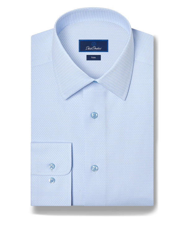 TBSP13004454 | Sky Dobby Solid Dress Shirt