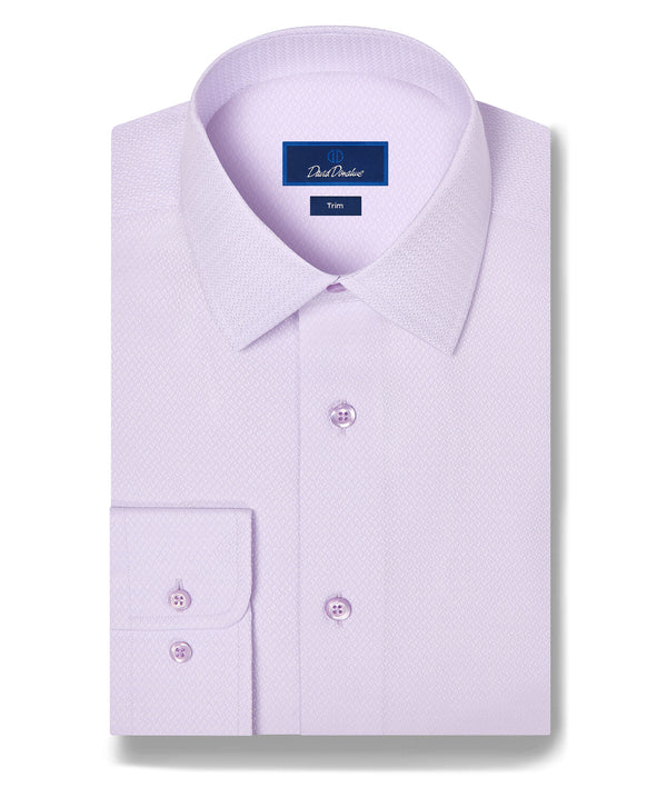 TBSP13004534 | Lilac Dobby Solid Dress Shirt