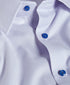 SBSP13005133 | White & Lilac Micro Geometric Print Stretch Dress Shirt