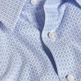 RBSP13007452 | Sky & Blue Textured Dobby Dress Shirt