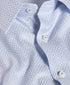 TBSP13008136 | White & Sky Textured Dobby Dress Shirt