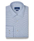TBSP13009456 | Sky & Navy Micro Twill Stretch Dress Shirt