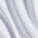 SBSP13200135 | White & Blue Micro Neat Print Stretch Dress Shirt