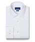 TBSP13200137 | White & Purple Micro Neat Print Stretch Dress Shirt