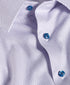 RBSP13202144 | White & Berry Micro Geometric Print Dress Shirt