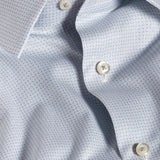 TBSP13203025 | Pearl Micro Geometric Print Dress Shirt