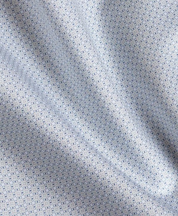 TBSP13203025 | Pearl Micro Geometric Print Dress Shirt