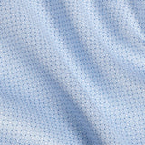 TBSP13203454 | Sky Micro Geometric Print Dress Shirt