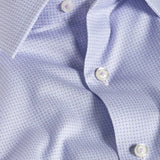 TBSP13203534 | Lilac Micro Geometric Print Dress Shirt
