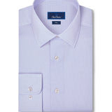 TBSP13203534 | Lilac Micro Geometric Print Dress Shirt