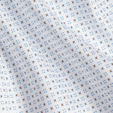 RBSP13206102 | White & Chocolate Micro Neat Print Dress Shirt