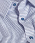 TBSP13802485 | Blue & Purple Twill Check Stretch Dress Shirt