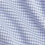 TBSP13802485 | Blue & Purple Twill Check Stretch Dress Shirt