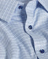 SBSP13803452 | Sky & Blue Twill Check Stretch Dress Shirt