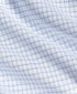 SBSP13804135 | White & Blue Twill Check Stretch Dress Shirt