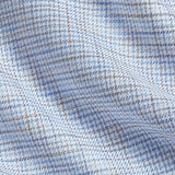 TBSP13805427 | Blue & Chocolate Multi Check Dress Shirt