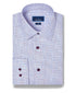 TBSP13805457 | Blue & Merlot Multi Check Dress Shirt