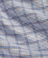TBSP13807215 | Chocolate & Blue Textured Windowpane Dress Shirt