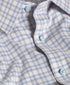 TBSP13809286 | Sand & Blue Dobby Check Dress Shirt
