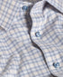 TBSP13809286 | Sand & Blue Dobby Check Dress Shirt