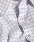 TBSP13810165 | White & Merlot Windowpane Check Dress Shirt