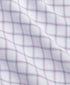 TBSP13810165 | White & Merlot Windowpane Check Dress Shirt