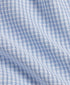 TBSP13811135 | White & Blue Textured Check Dress Shirt