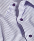 RBSP13811137 | White & Purple Textured Check Dress Shirt