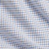 TBSP13812427 | Blue & Chocolate Dobby Check Dress Shirt
