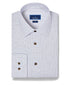 TBSP13812427 | Blue & Chocolate Dobby Check Dress Shirt