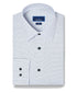 TBSP13812448 | Blue & Green Dobby Check Dress Shirt