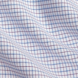 RBSP13812457 | Blue & Merlot Dobby Check Dress Shirt