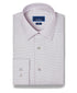 TBSP13817039 | Pearl & Merlot Twill Check Dress Shirt