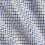 TBSP13817421 | Sky & Chocolate Twill Check Dress Shirt