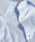 TBSP13819136 | White & Sky Twill Check Stretch Dress Shirt