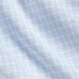 TBSP13819136 | White & Sky Twill Check Stretch Dress Shirt