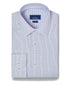 TBSP13820450 | Navy & Sky Twill Micro Check Stretch Dress Shirt