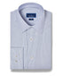 TBSP13950407 | Navy & White Twill Stripe Stretch Dress Shirt