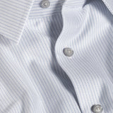 TBSP13952025 | Pearl Jaspé Twill Stripe Dress Shirt