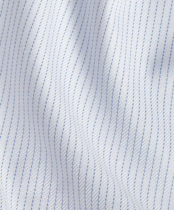 TBSP13952025 | Pearl Jaspé Twill Stripe Dress Shirt