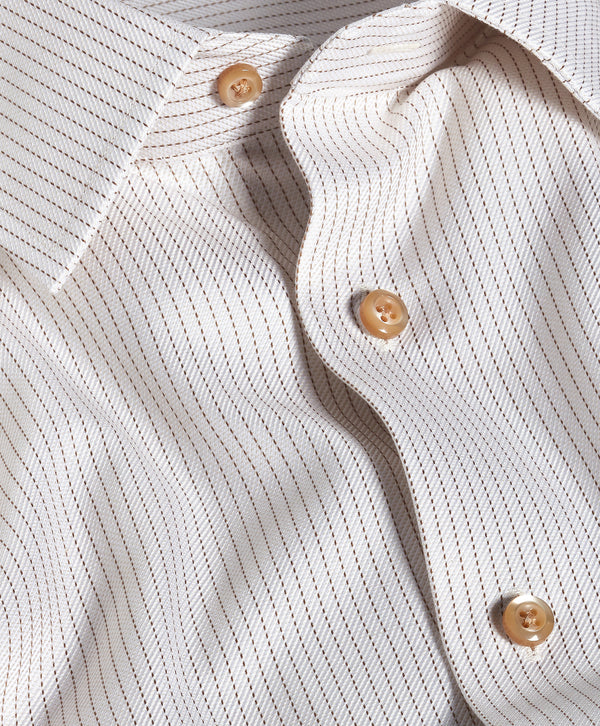 TBSP13952292 | Dune Jaspé Twill Stripe Dress Shirt