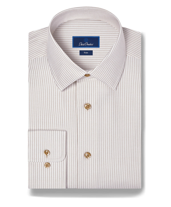 TBSP13952292 | Dune Jaspé Twill Stripe Dress Shirt