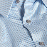 TBSP13953440 | Sky & Pearl Dobby Stripe Dress Shirt