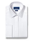 TFCP09105110 | Micro Dobby French Cuff Covered Placket Formal Shirt