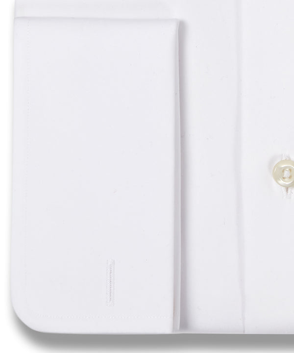 TFCSP6110110 | White Broadcloth French Cuff Dress Shirt