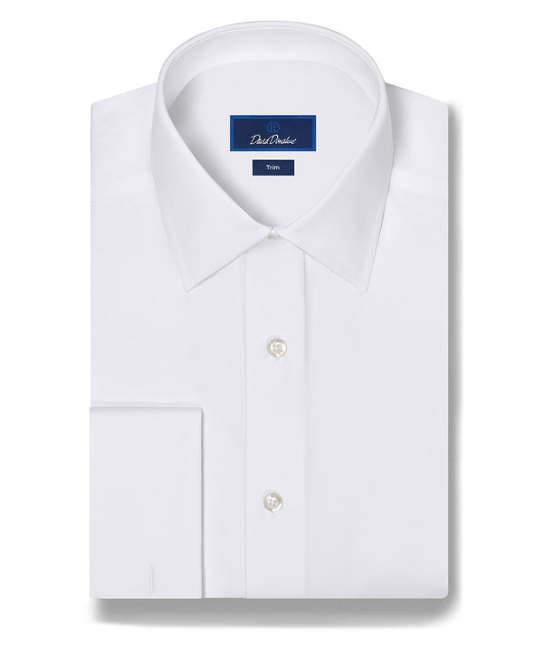 TFCSP6110110 | White Broadcloth French Cuff Dress Shirt