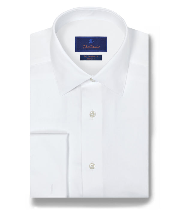 TFFB09107110 | White Performance Twill Formal Shirt