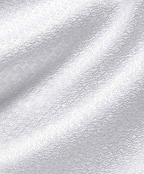 TFSS09034110 | White Diamond Textured Formal Shirt