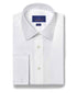 TFSS09034110 | White Diamond Textured Formal Shirt